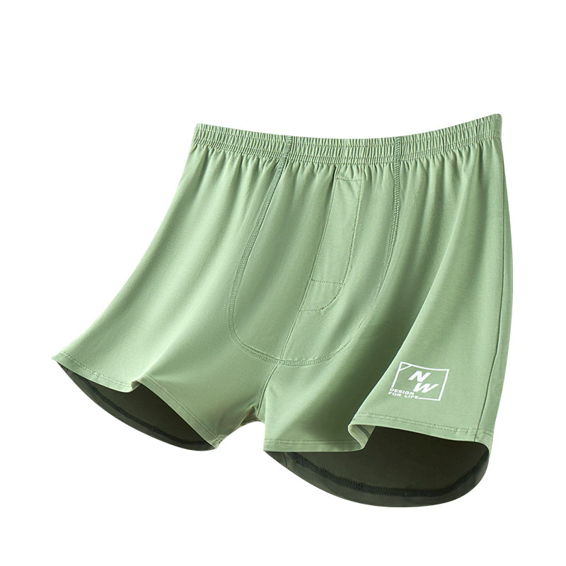 Boxer Shorts Modal - 無地男性下着ボクサーパンツモーダル綿ルーズアローパンツ男性通気性ソフトホームウェアパンツ弾性パンティー
