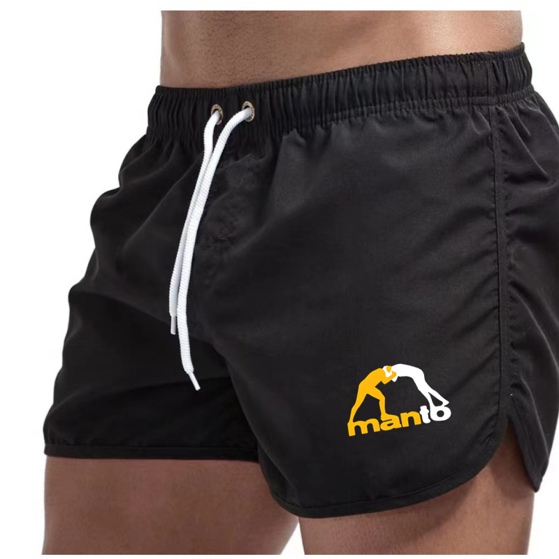 Trunk Breathable Men - メンズスイミングショーツ サーフビーチショーツ 水泳パンツ ランニングスポーツ サーフショーツ 通気性