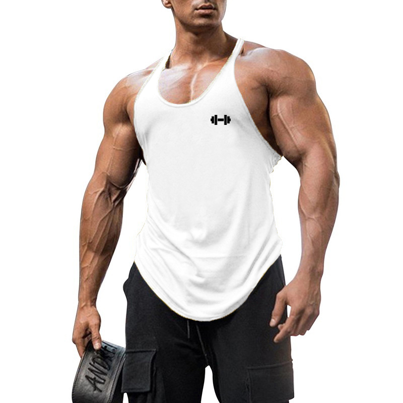 Sleeveless Undershirt - メンズソフト通気性トレーニングベスト,ラウンドネック,快適,ストラップ付き,ノースリーブ,コットン