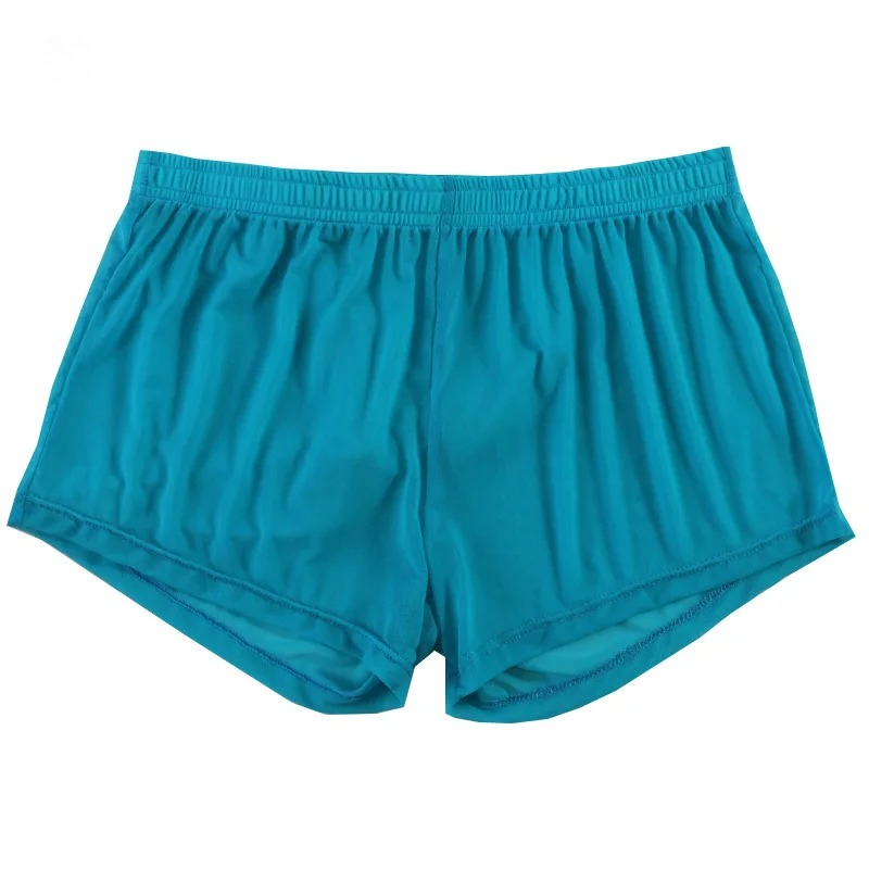 Mesh Sport Boxer - メンズカジュアルショーツ夏超薄型メッシュ通気性快適速乾クールな感触半透明スポーツトランクユースアロパンツ