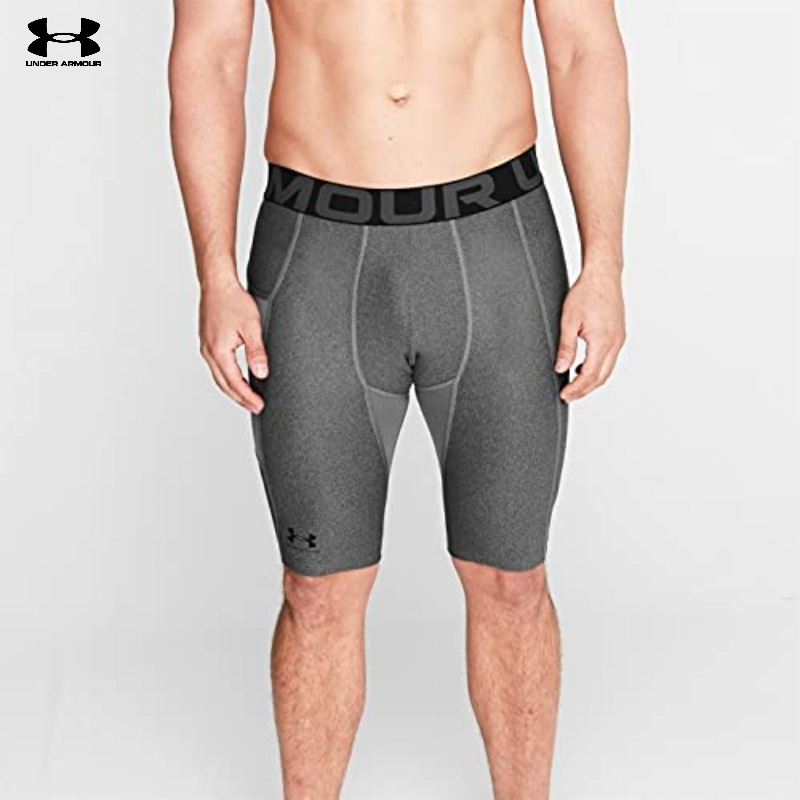 Compression Shorts Athletes - 本物の UA メンズ HeatGear Armour ロングコンプレッションショーツ