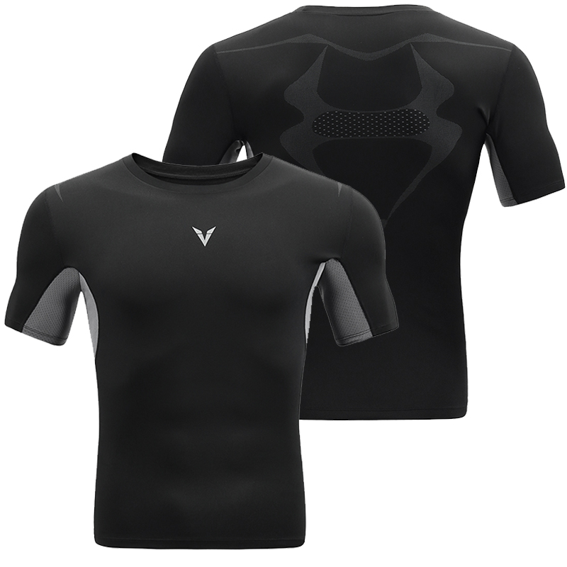 T Shirt Tight Fit - メンズ半袖コンプレッションタイツ,フィットネススポーツウェア,ボディービル,ランニングシャツ,速乾性,ジムトレーニングタイツ