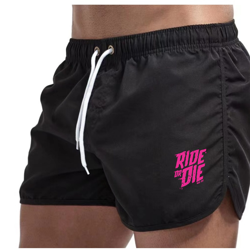 Trunk Breathable Men - メンズスイムショーツ スイムトランクス 速乾性ボードショーツ 水着 通気性のある巾着 ポケット付き