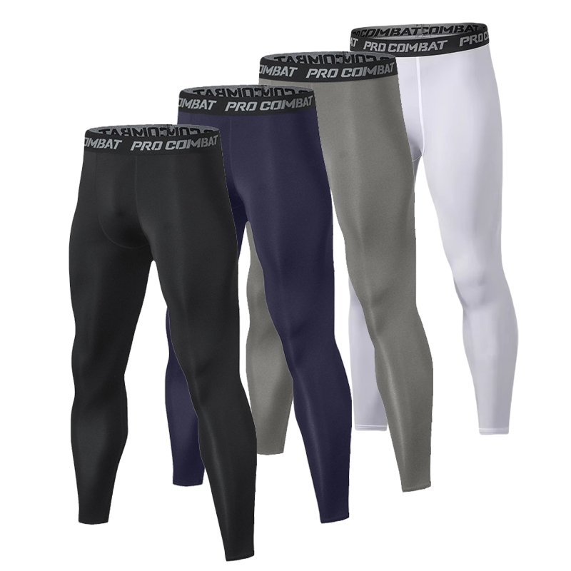 Compression Long Pant - 新しいメンズ圧縮パンツ男性タイツレギンスランニングトレーニングスポーツフィットネス速乾性フィットジョギングワークアウトズボン