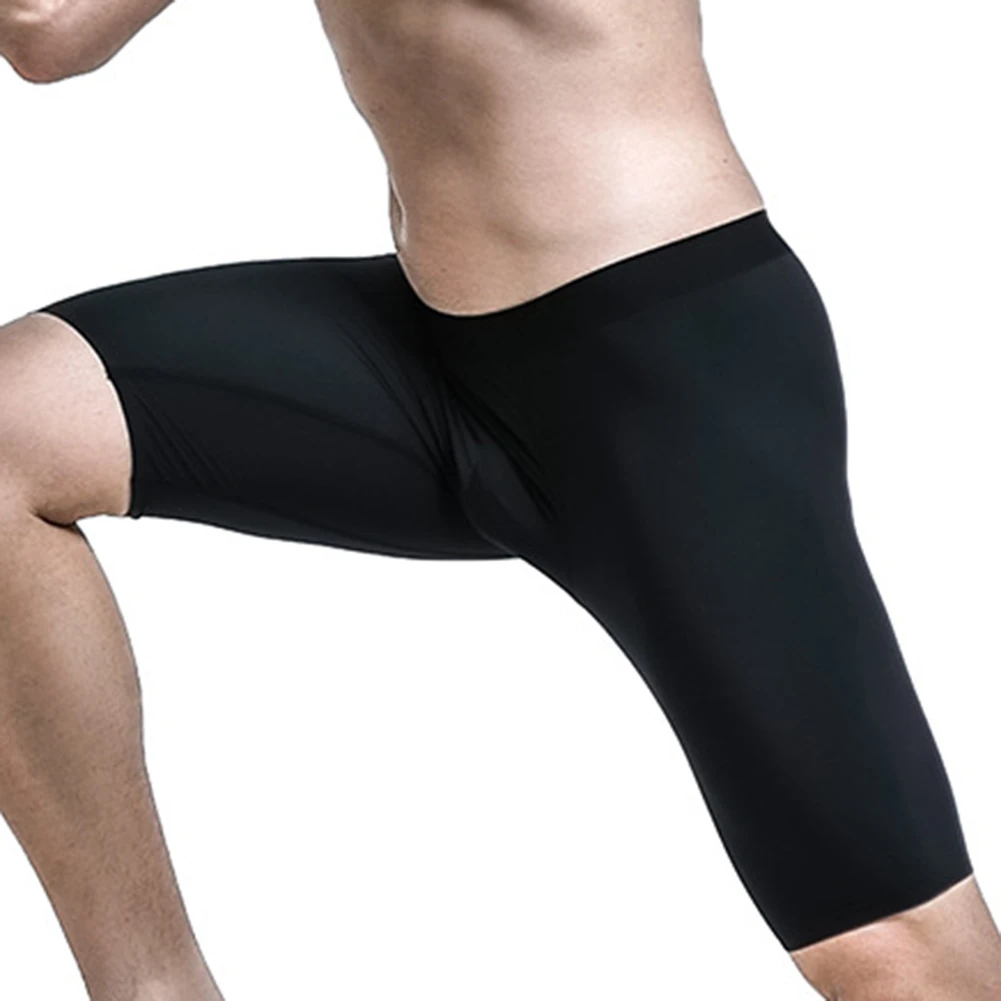 男性ロングレッグボクサーパンツ通気性ポーチパンティー下着男速 - Long Leg Trunk Men のレビューと価格