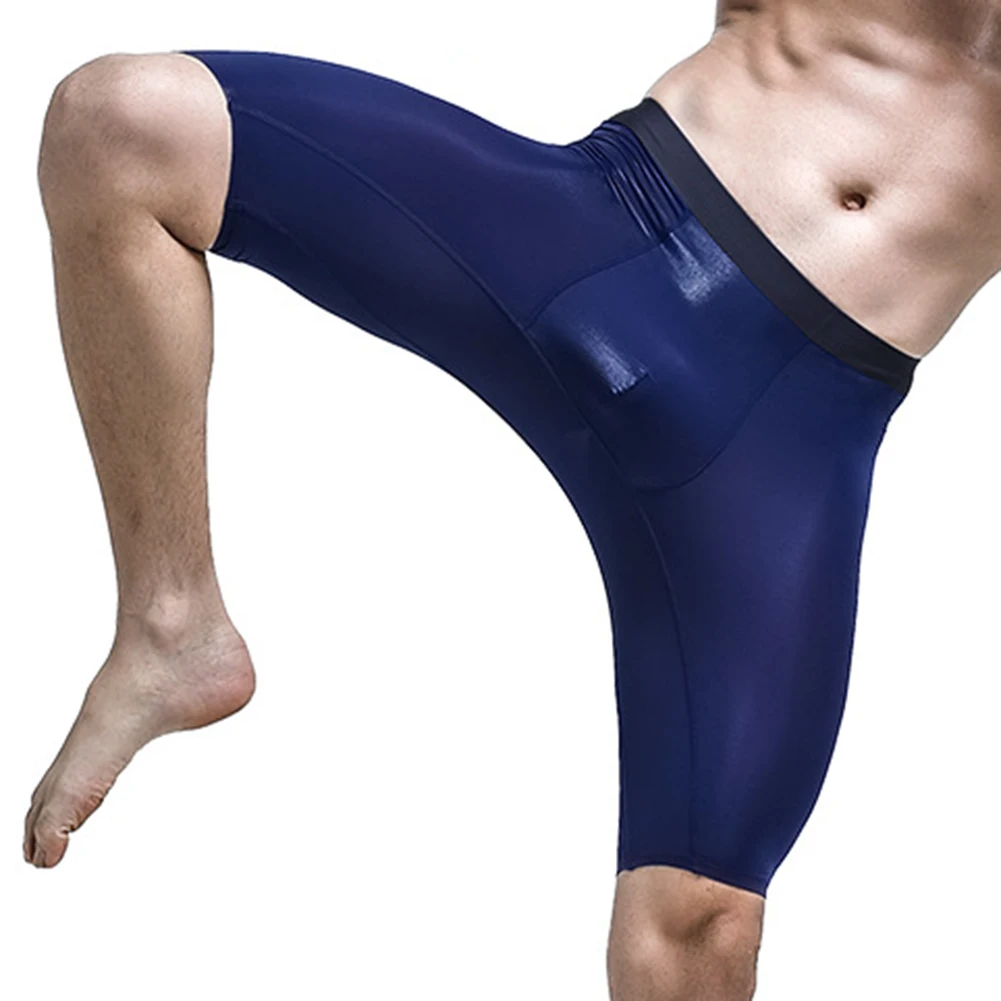 男性ロングレッグボクサーパンツ通気性ポーチパンティー下着男速 - Long Leg Trunk Men のレビューと価格