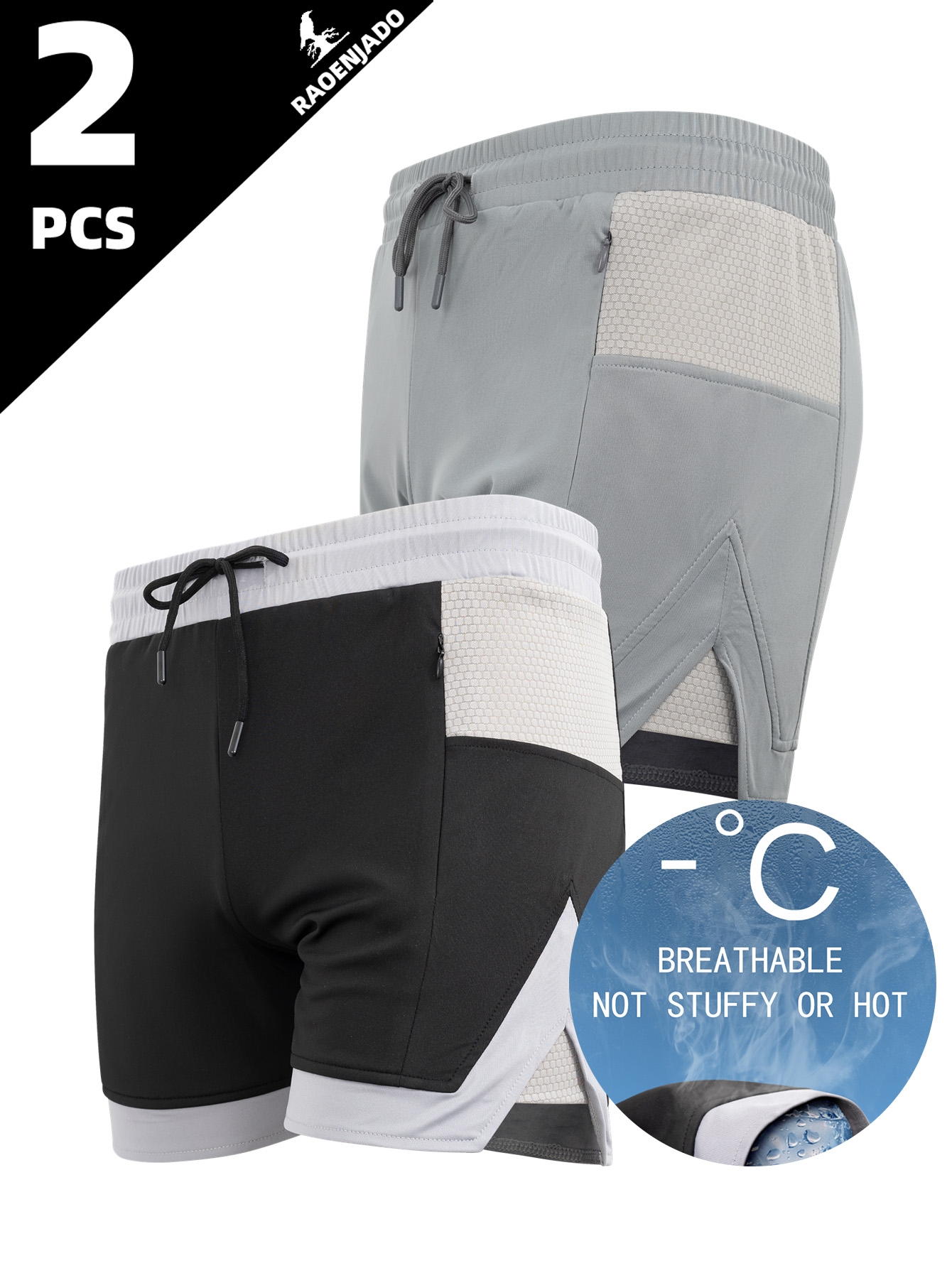 メンズ速乾アスレチックショーツ、夏用ランニング、軽量で通気性 - Trunk Breathable Men のレビューと価格