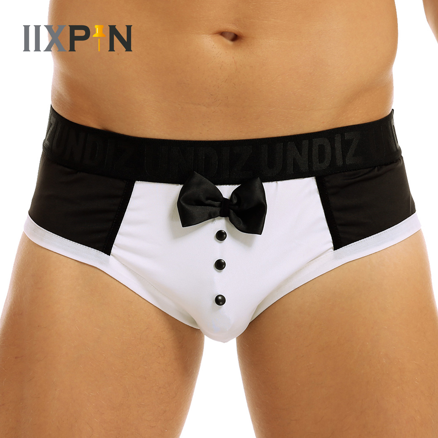 メンズかわいいタキシードボクサーパンツブリーフ下着黒色スプラ - Boxer Brief Pack Cotton のレビューと価格