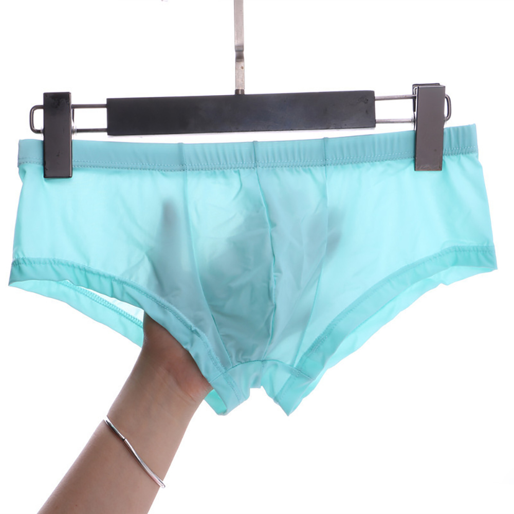 新しいメンズセクシーなローウエスト軽量メッシュボクサー通気性 - Pouch Boxer Pouch のレビューと価格