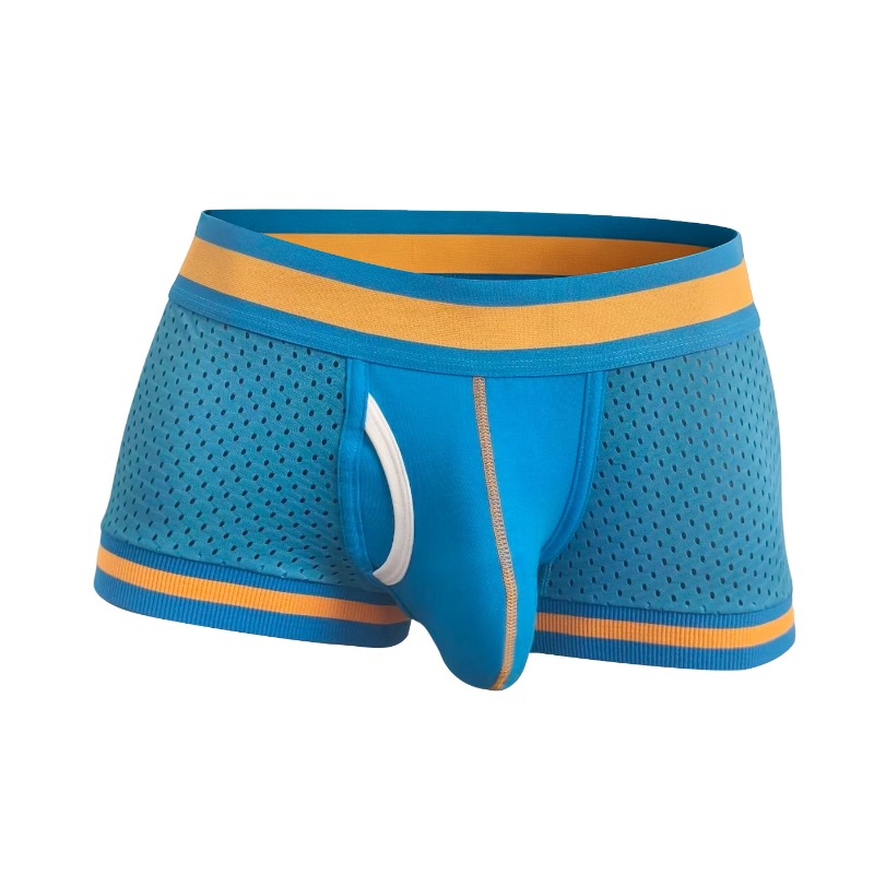 男性メッシュボクサーブリーフ U 凸ポーチ通気性下着夏軽量速 - Mesh Sport Boxer のレビューと価格