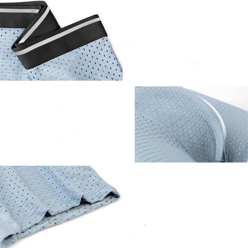 8 ピース/ロットメンズパンティーアイスシルク男性パンツ通気 - Multi Pack Underwear のレビューと価格
