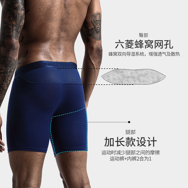 メンズメッシュボクサーパンツ,ロングレッグブリーフ,セクシー - Long Leg Trunk Men のレビューと価格