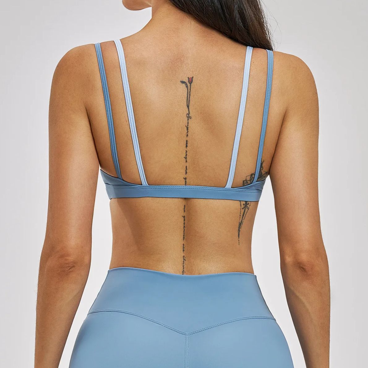 Ningyu スポーツブラ女性裸バックヨガブラフェイクツーピ - Quick Dry Underwear のレビューと価格