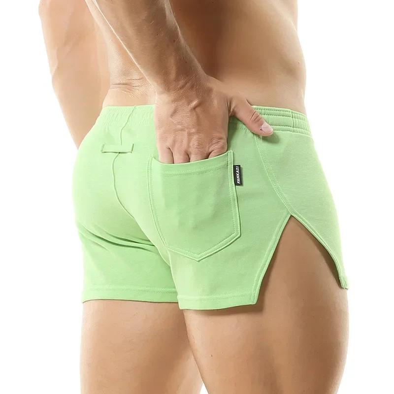 メンズカジュアルショーツ無地綿通気性アロパンツランニングスウ - Trunk Breathable Men のレビューと価格