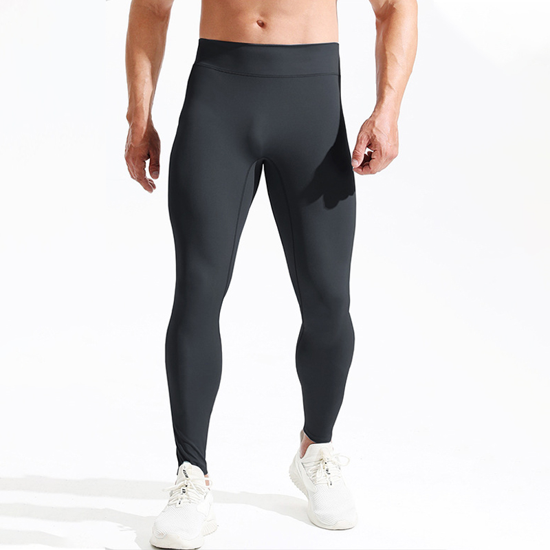 男性ハイウエスト圧縮ロングパンツ速乾性通気性ストレッチタイト - Compression Long Pant のレビューと価格
