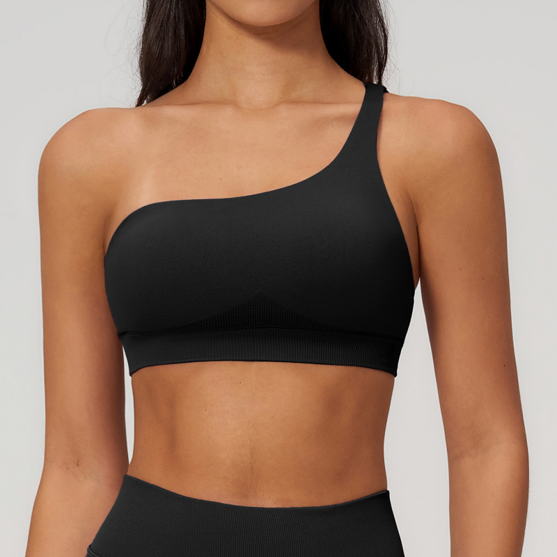 春のシングルショルダースポーティーな女性用トップス、美背ヨガ - Quick Dry Underwear のレビューと価格