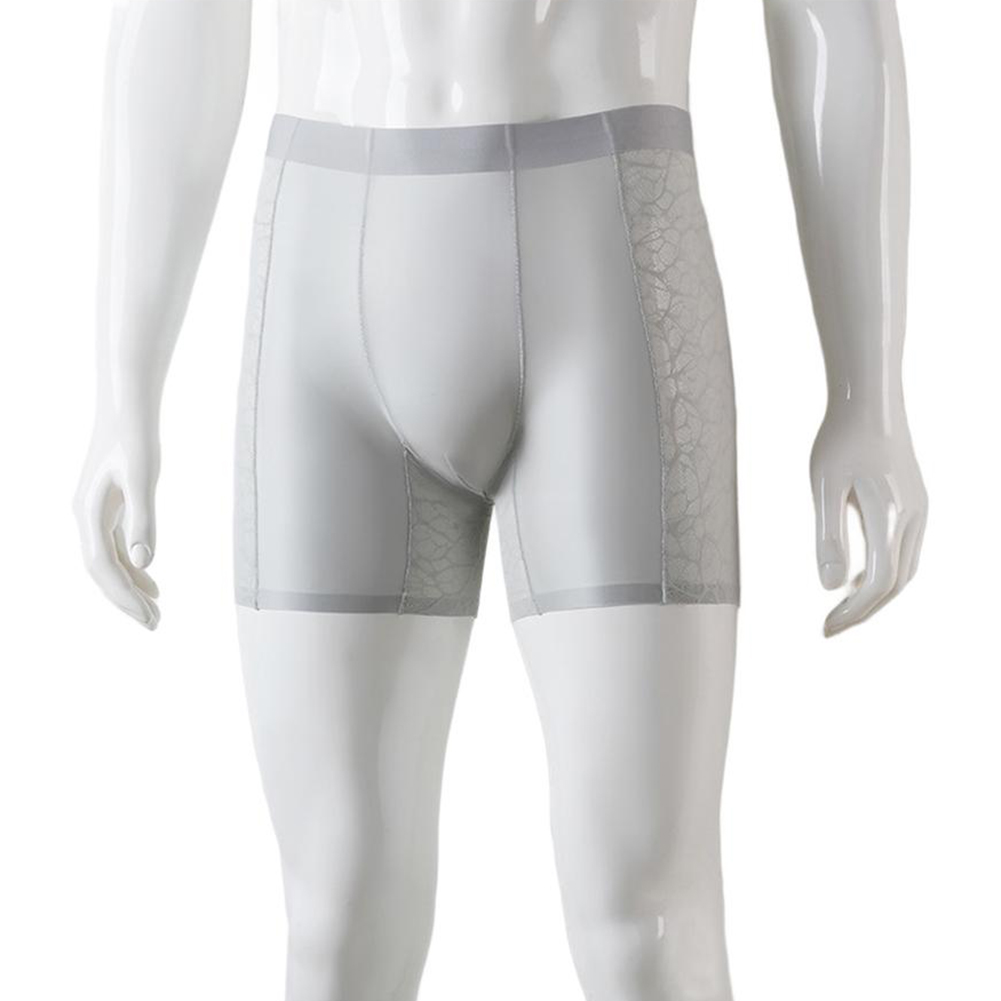 メンズロングレッグ通気性ボクサーブリーフ下着、ポーチサポート - Long Leg Trunk Men のレビューと価格