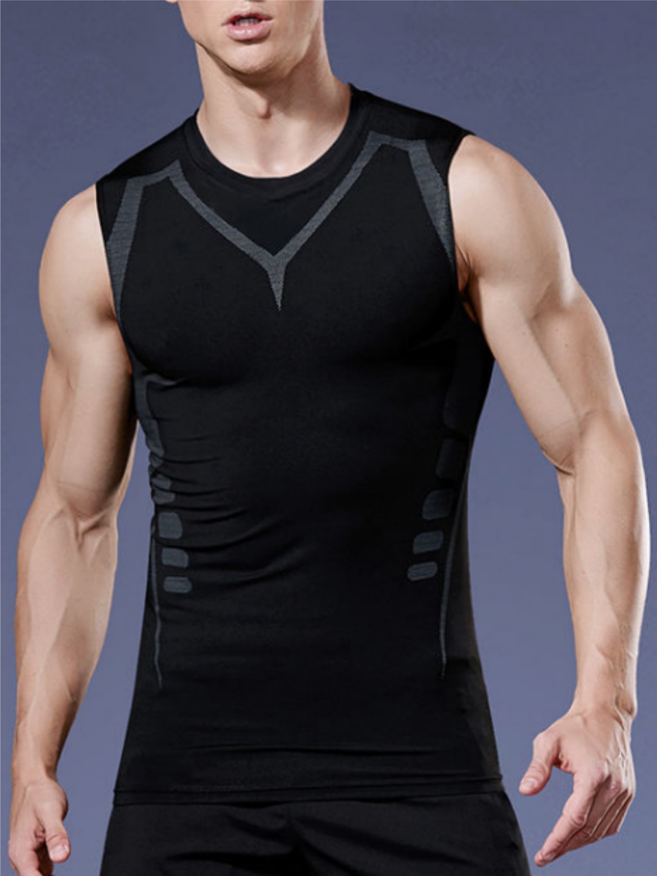 メンズ タイト ベスト コンプレッション シャツ 通気性 速 - T Shirt Tight Fit のレビューと価格