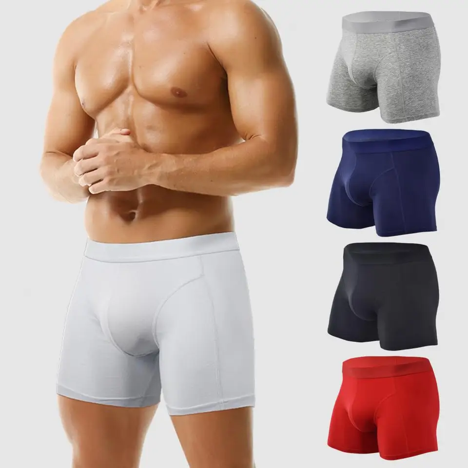 メンズ トータルサポートポーチ ボクサーブリーフ 冷却吸湿性 - Long Leg Trunk Men のレビューと価格