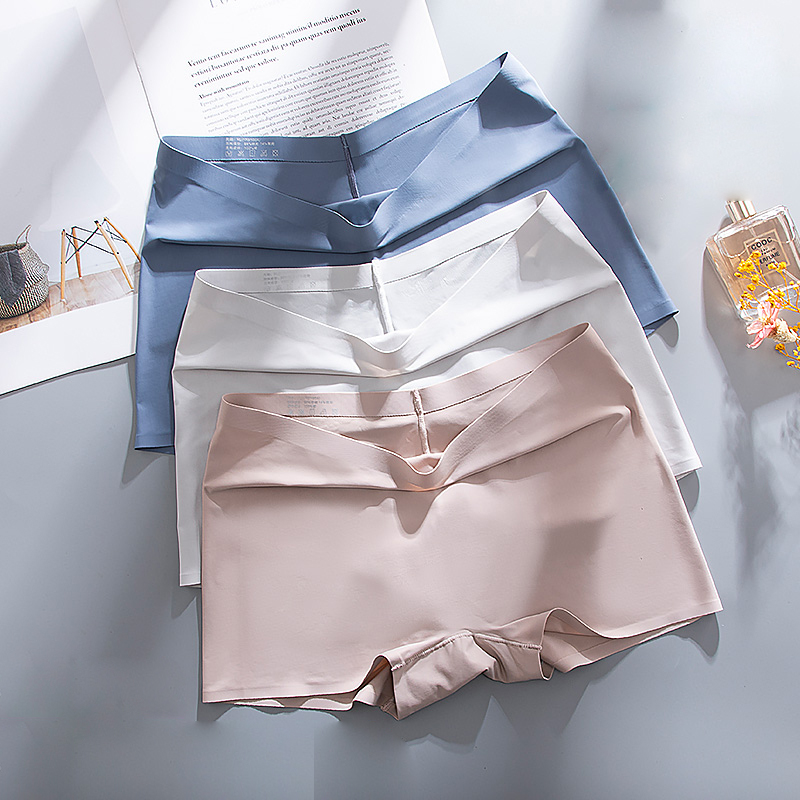 安全の女性のショーツスカートの下にパンツアイスシルクシームレ - Boxer Brief Pack Cotton のレビューと価格