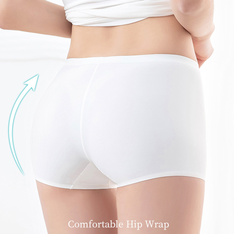 安全の女性のショーツスカートの下にパンツアイスシルクシームレ - Boxer Brief Pack Cotton のレビューと価格