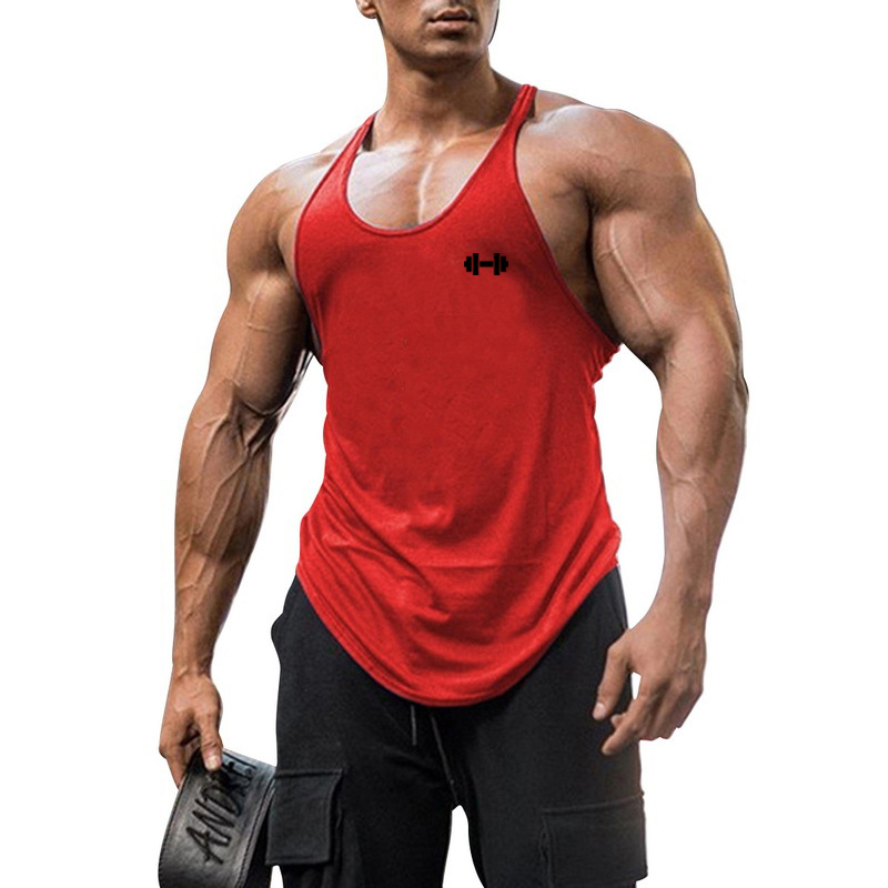 メンズソフト通気性トレーニングベスト,ラウンドネック,快適, - Sleeveless Undershirt のレビューと価格
