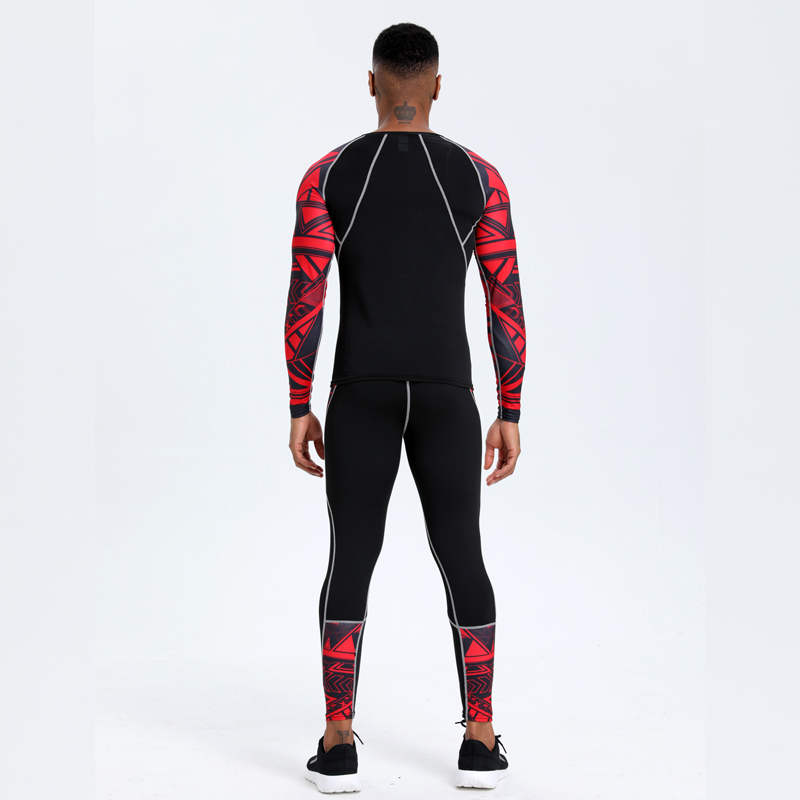 メンズ PRO スポーツ フィットネス スーツ: ランニング - T Shirt Tight Fit のレビューと価格
