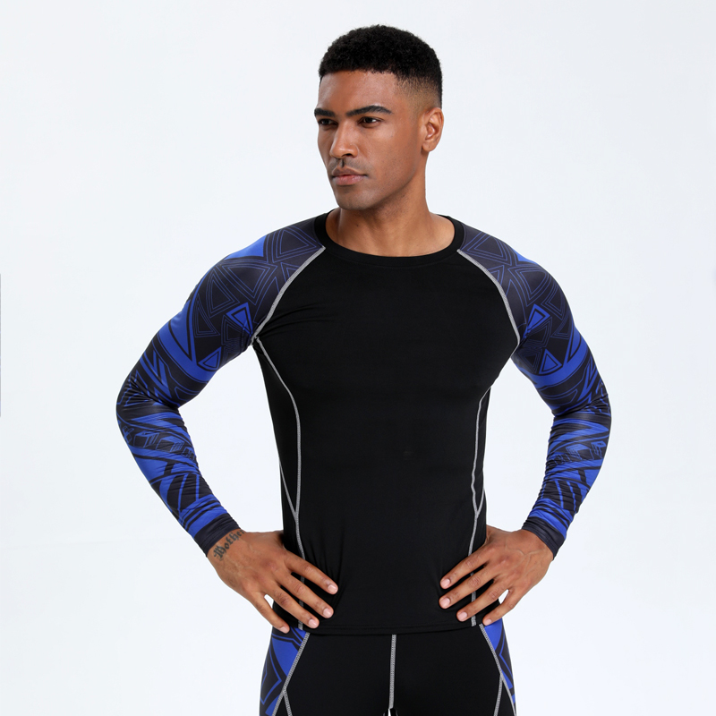 メンズ PRO スポーツ フィットネス スーツ: ランニング - T Shirt Tight Fit のレビューと価格