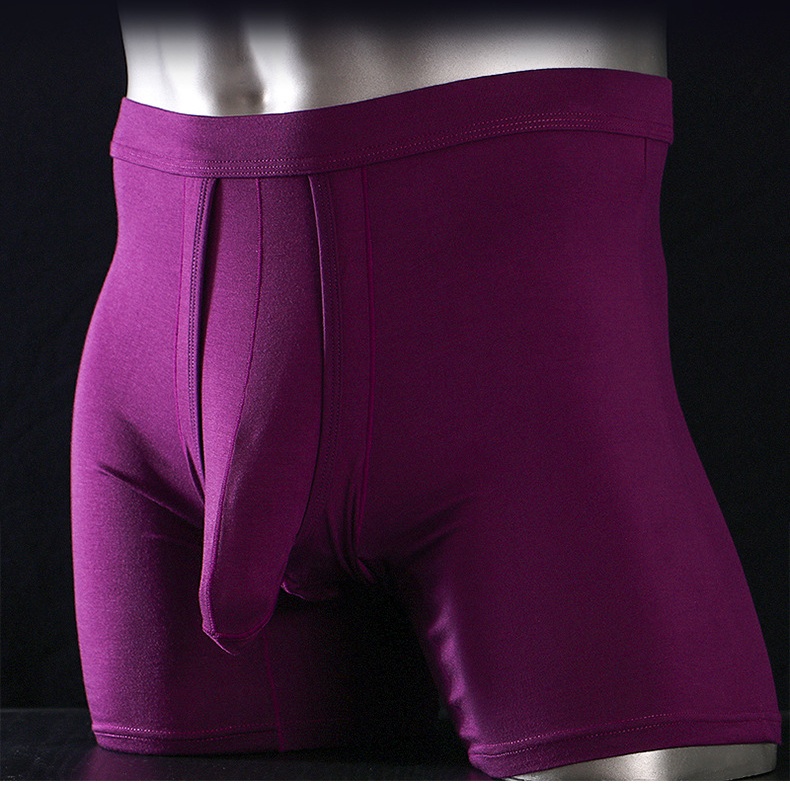 2 個メンズ脚長下着個別のボールポーチ通気性コンフォートスポ - Long Leg Trunk Men のレビューと価格
