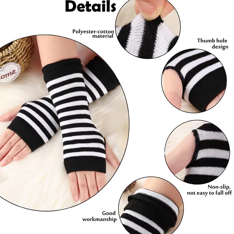 Y2K 女性パーティー日常着用ロングアームグローブ肘丈ニット - Thermal Long John のレビューと価格