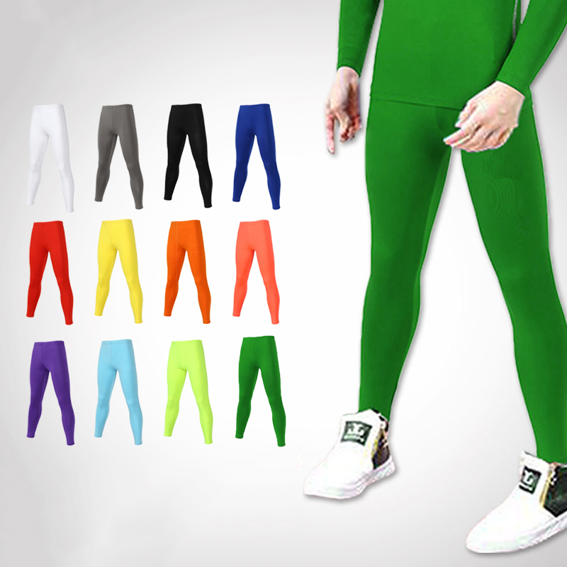 キッズランニングタイツジムパンツ子供少年少女バスケットボール - Compression Long Pant のレビューと価格