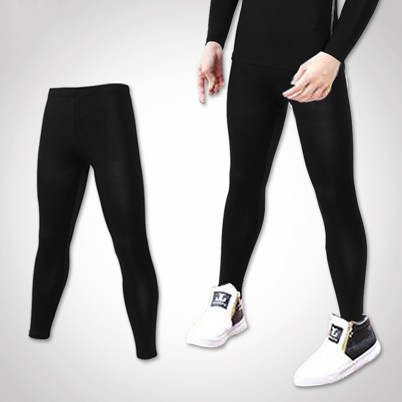 キッズランニングタイツジムパンツ子供少年少女バスケットボール - Compression Long Pant のレビューと価格