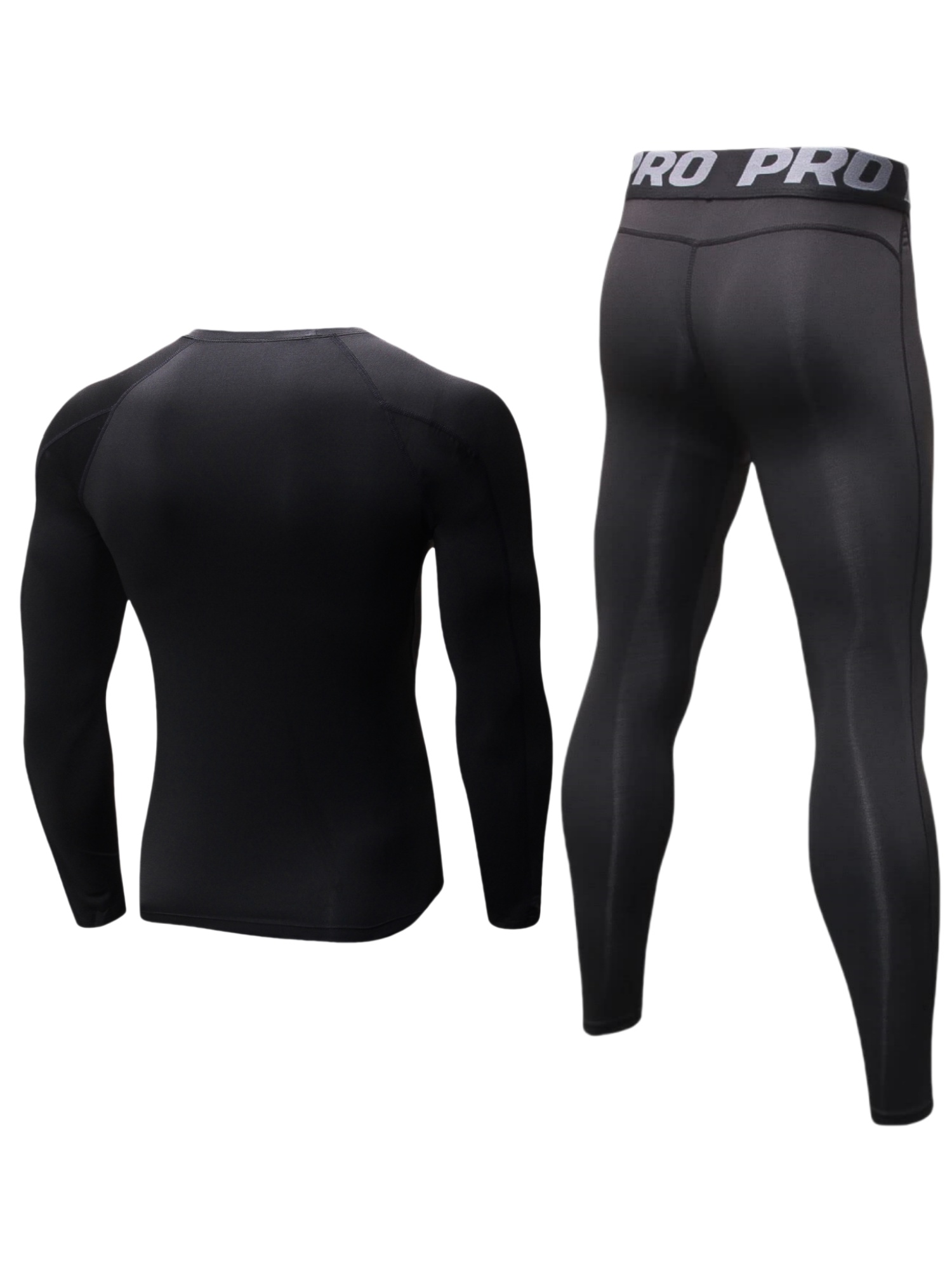 メンズコンプレッションパンツと長袖シャツのセット,暖かいサー - Compression Long Pant のレビューと価格