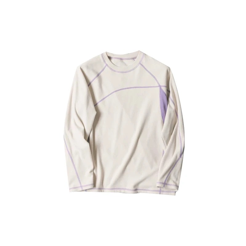 ユニセックスアウトドアカラーブロック長袖 Tシャツストレッチ - Base Layer Top のレビューと価格