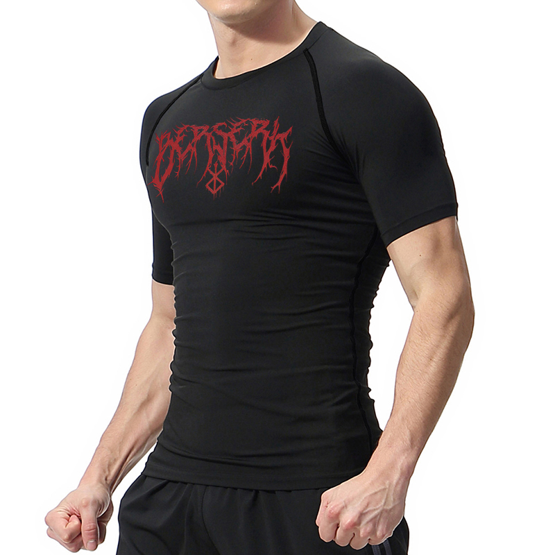 ジムワークアウトラッシュガード男性用アスレチッククイックドラ - Base Layer Top のレビューと価格
