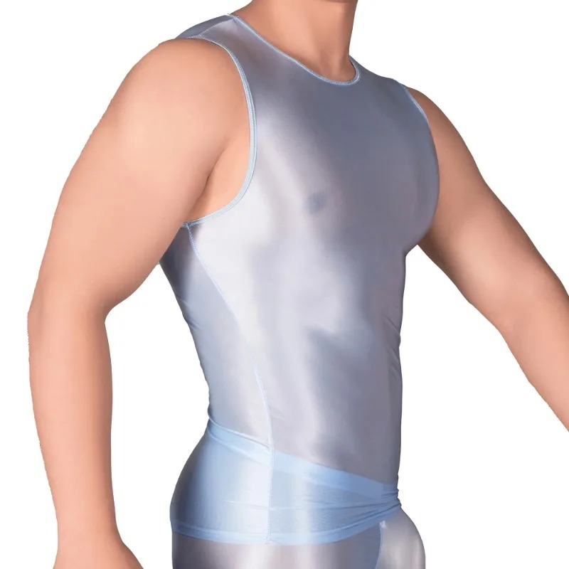 ソリッドカラー メンズ スリム スムース ノースリーブ Tシ - Sleeveless Undershirt のレビューと価格