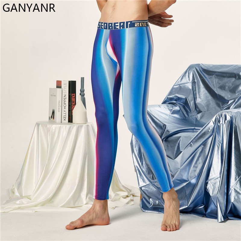 Ganyanr-男性用のコンプレッションタイツ,スポーツウェ - Compression Long Pant のレビューと価格