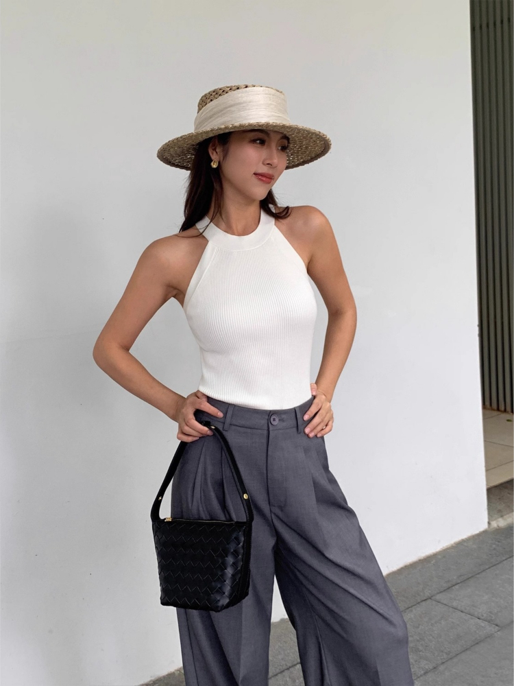 AOSSVIAO 2026 夏スリムレンダーショートトップセ - Suspender Tank Top のレビューと価格