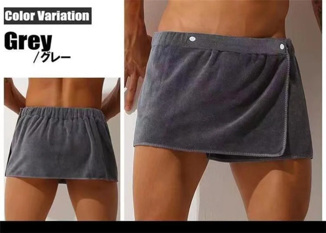 メンズバスタオル吸水タオルセクシービーチスカート透け防止メン - Bamboo Fiber Trunk のレビューと価格