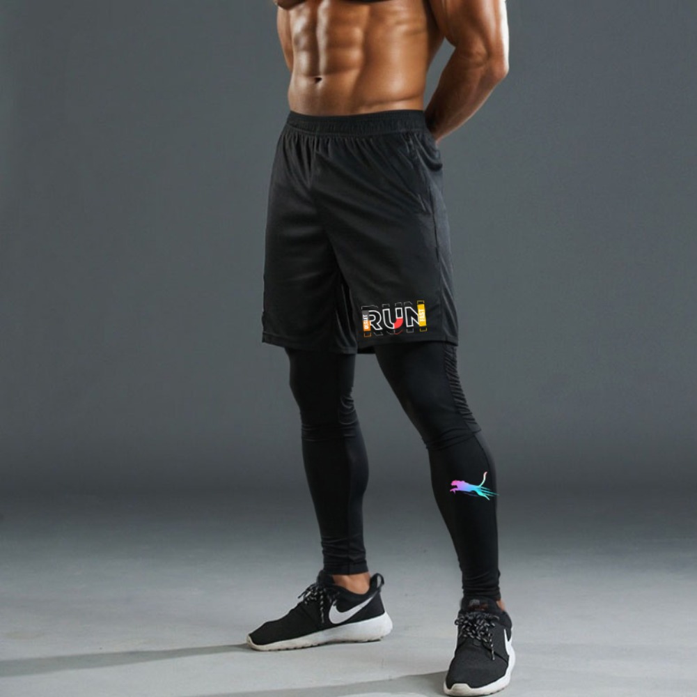メンズ ランニング ジョギング 2ピースセット クイックドラ - Compression Shorts Athletes のレビューと価格