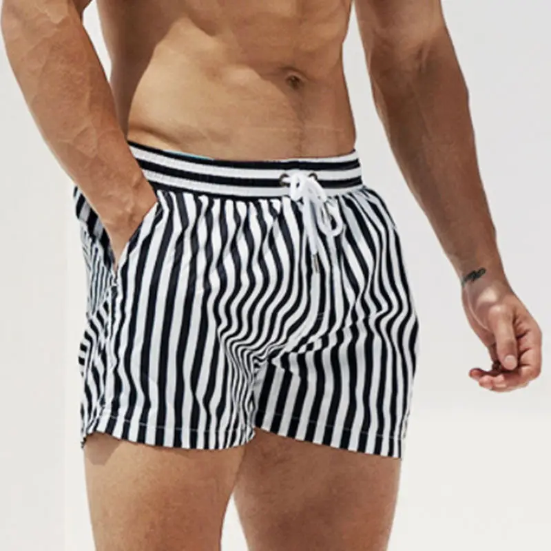 ビーチスイミングショーツ男性用ボードショートパンツ男性水着水 - Bamboo Fiber Trunk のレビューと価格
