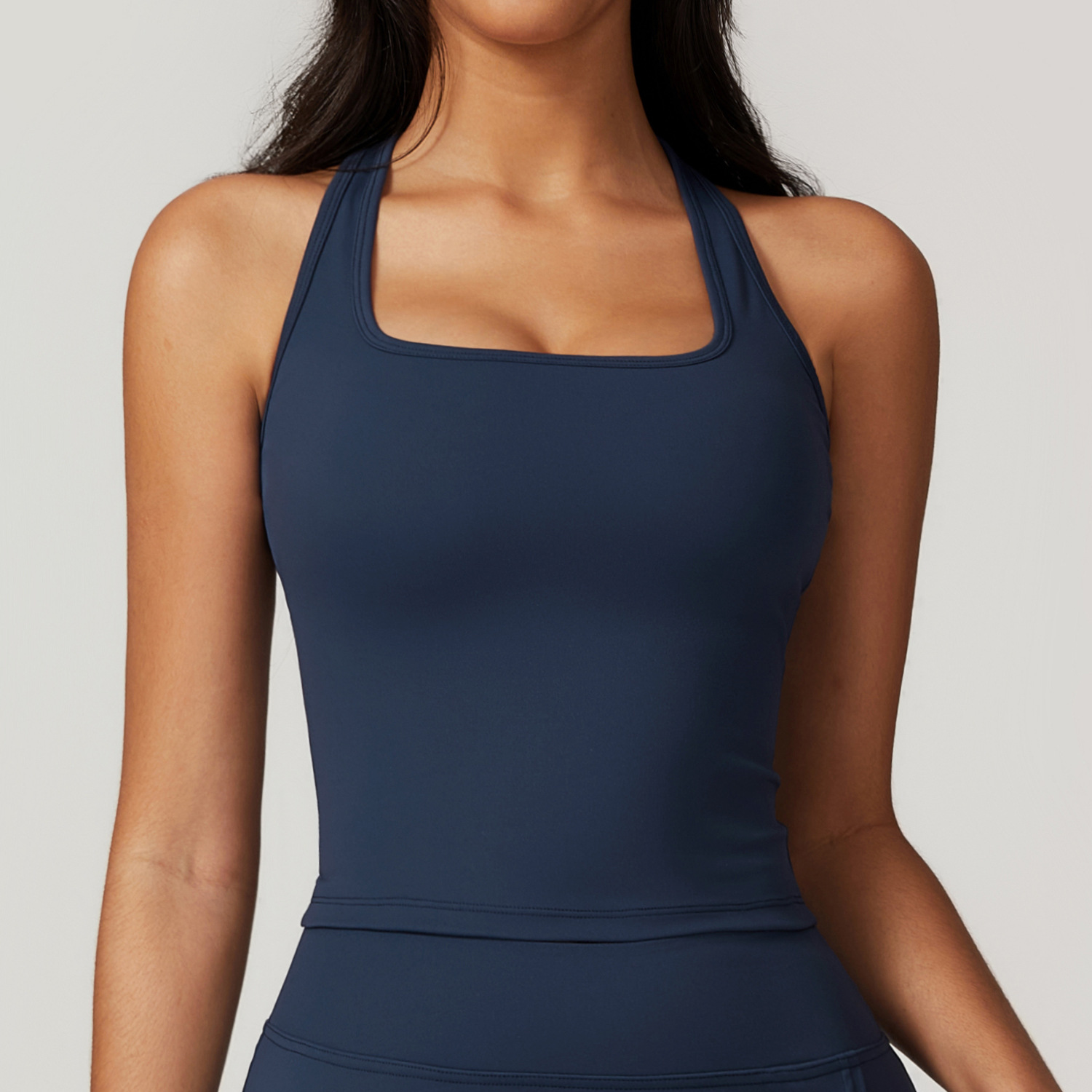 女性スポーツブラ高強度トップ女性タイトな弾性ジムスポーツヨガ - Quick Dry Underwear のレビューと価格