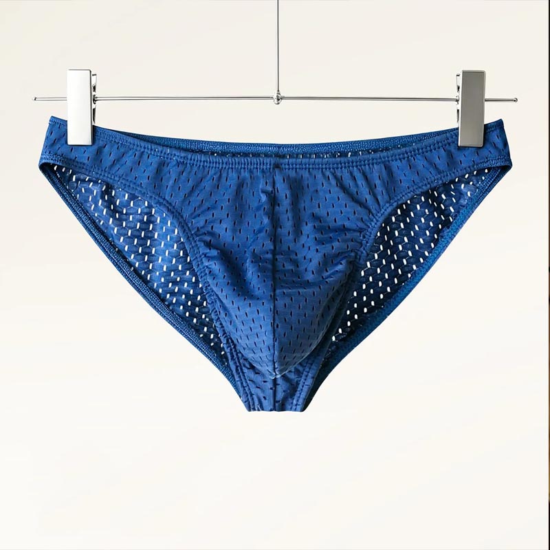 メッシュアイスシルクメンズ下着通気性のある大きなポーチローウ - Mesh Sport Boxer のレビューと価格