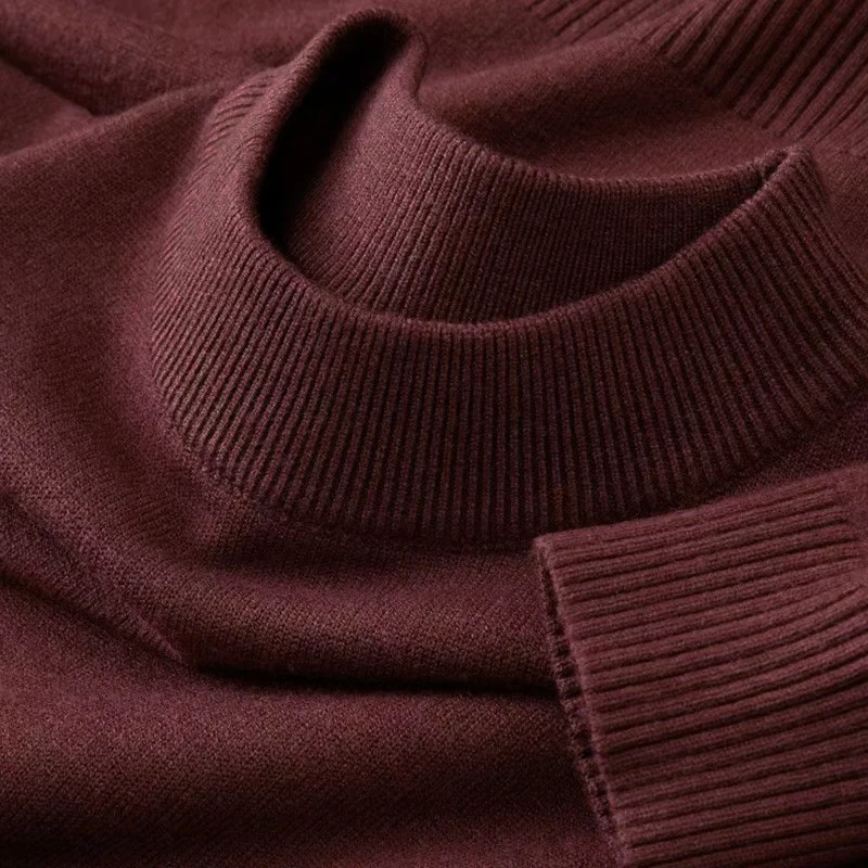 秋の新メンズカジュアルモックタートルネックセーター長袖暖かい - Thermal Long John のレビューと価格