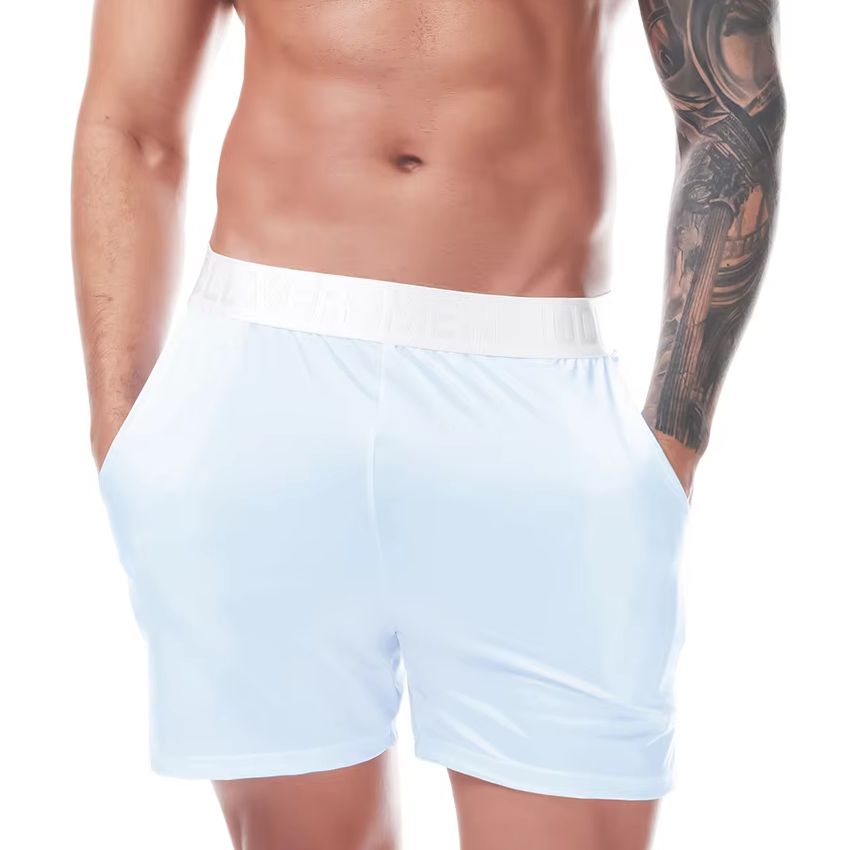メンズサテンアイスシルキー下着ショーツ、バグルポーチ付きボク - Pouch Boxer Pouch のレビューと価格