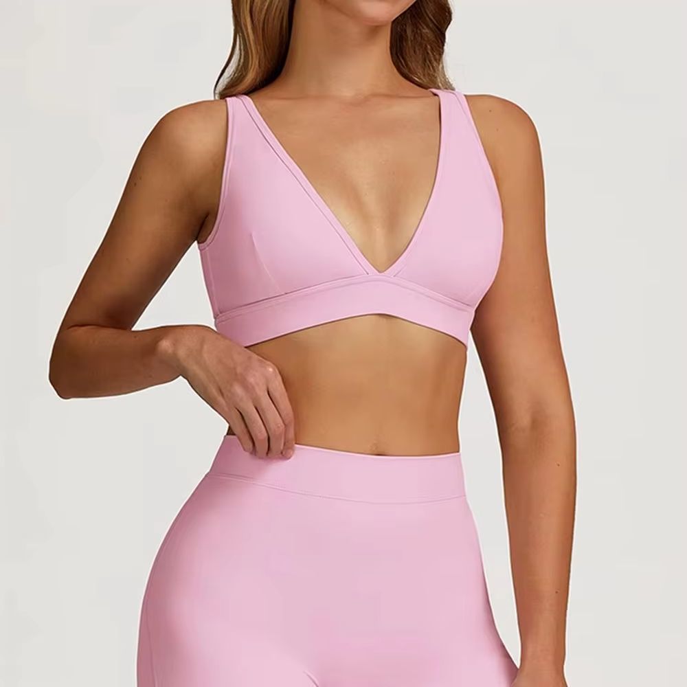セクシーなスポーツブラジムトップ女性服背中の開いたヨガブラ通 - Quick Dry Underwear のレビューと価格