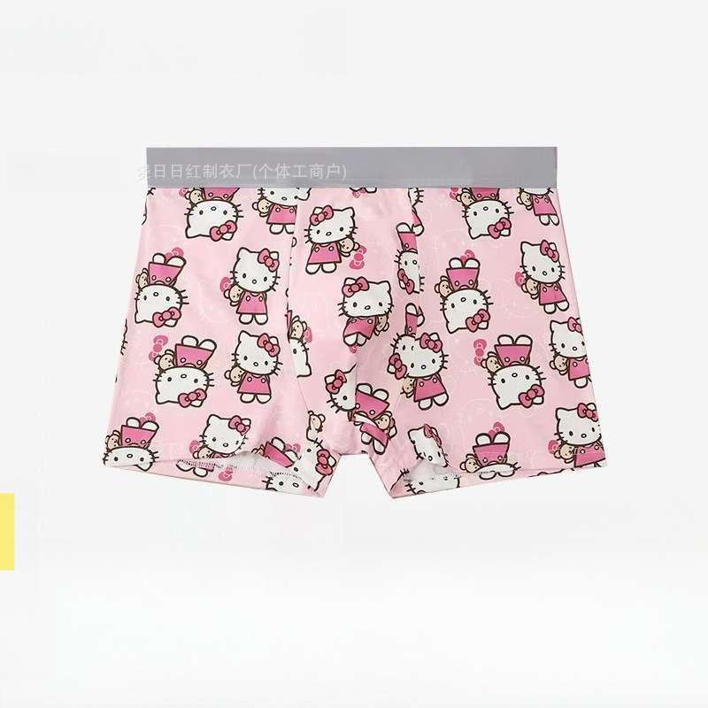 プリントハローキティメンズスポーツボクサーパンティートランク - Quick Dry Underwear のレビューと価格