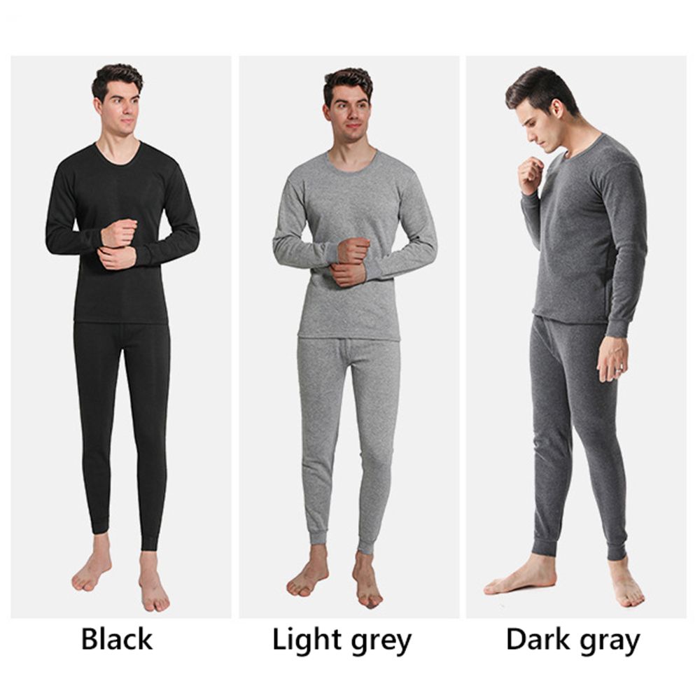 防寒用裏起毛メンズロングジョンズセット、男性用サーマル下着、 - Thermal Long John のレビューと価格