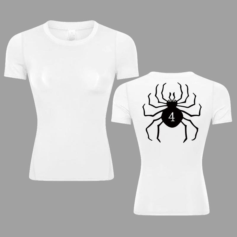 女性のグラフィックプリント圧縮シャツ,アスレチック半袖,ba - Base Layer Top のレビューと価格