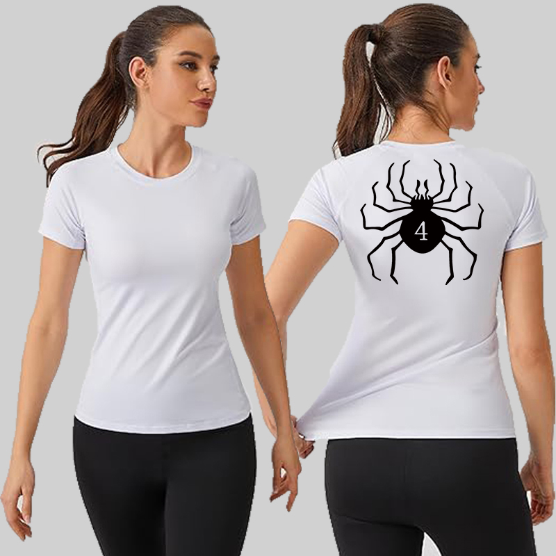 女性のグラフィックプリント圧縮シャツ,アスレチック半袖,ba - Base Layer Top のレビューと価格